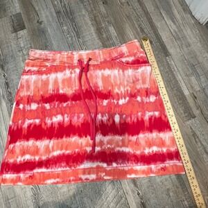 Weekends by Chico's Tie Dye Skirt with‎ Shorts Built In Size 1